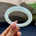 细糯种淡晴底圆条手镯（55.5mm）（yc281534）