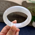 细糯种无色宽版轮胎手镯（58mm）（yc233898）