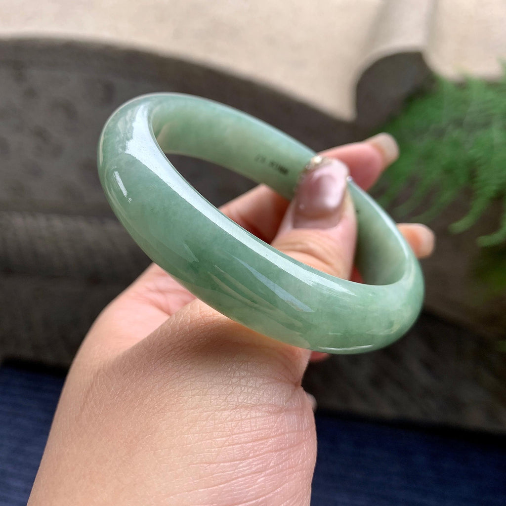糯种晴底平安镯（56mm）（yc297953）