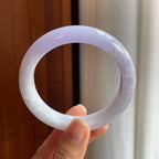 糯冰紫罗兰翡翠平安镯（59mm）（yc345504）