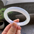 糯冰种无色贵妃手镯（54.5mm）（yc243901）