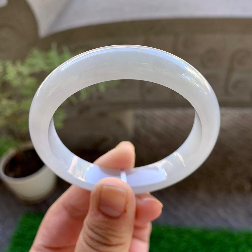 细糯种无色平安镯（53.4mm）（yc246652）