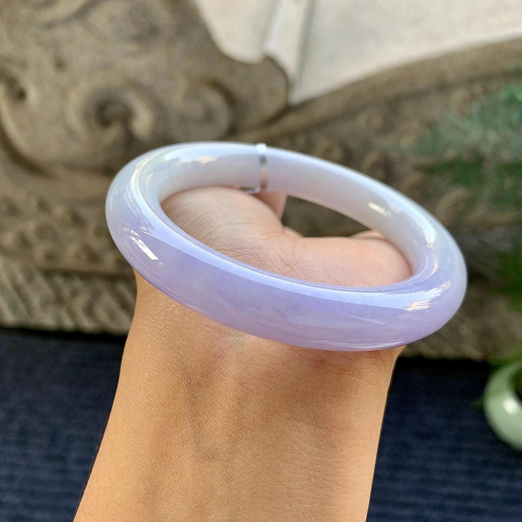 细糯种紫罗兰圆条手镯（57.3mm）（yc249454）