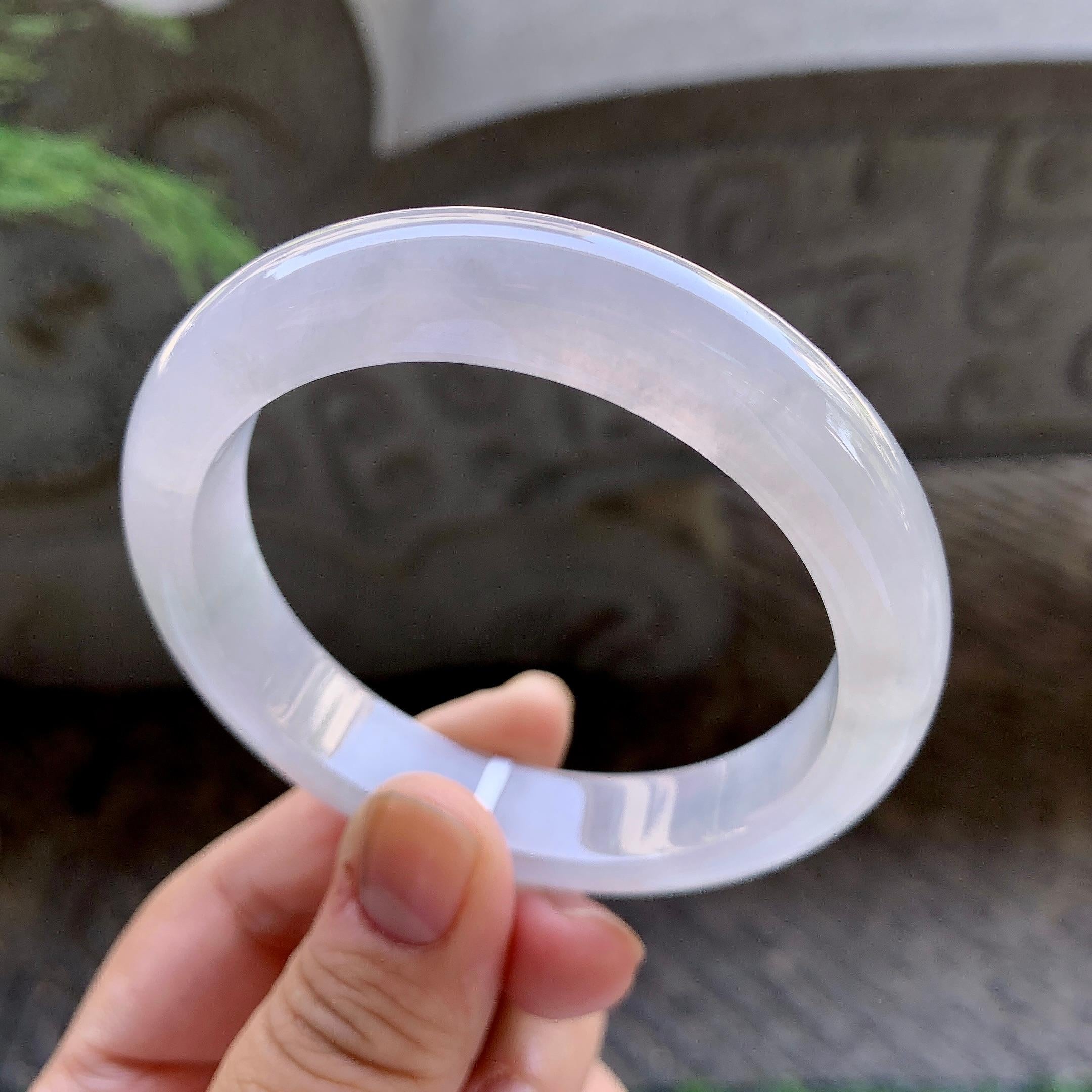 细糯种无色平安镯（57.2mm）（yc199588）