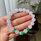糯冰种多彩手串（yc304234）