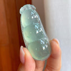 冰种晴底翡翠豆子（yc382828）