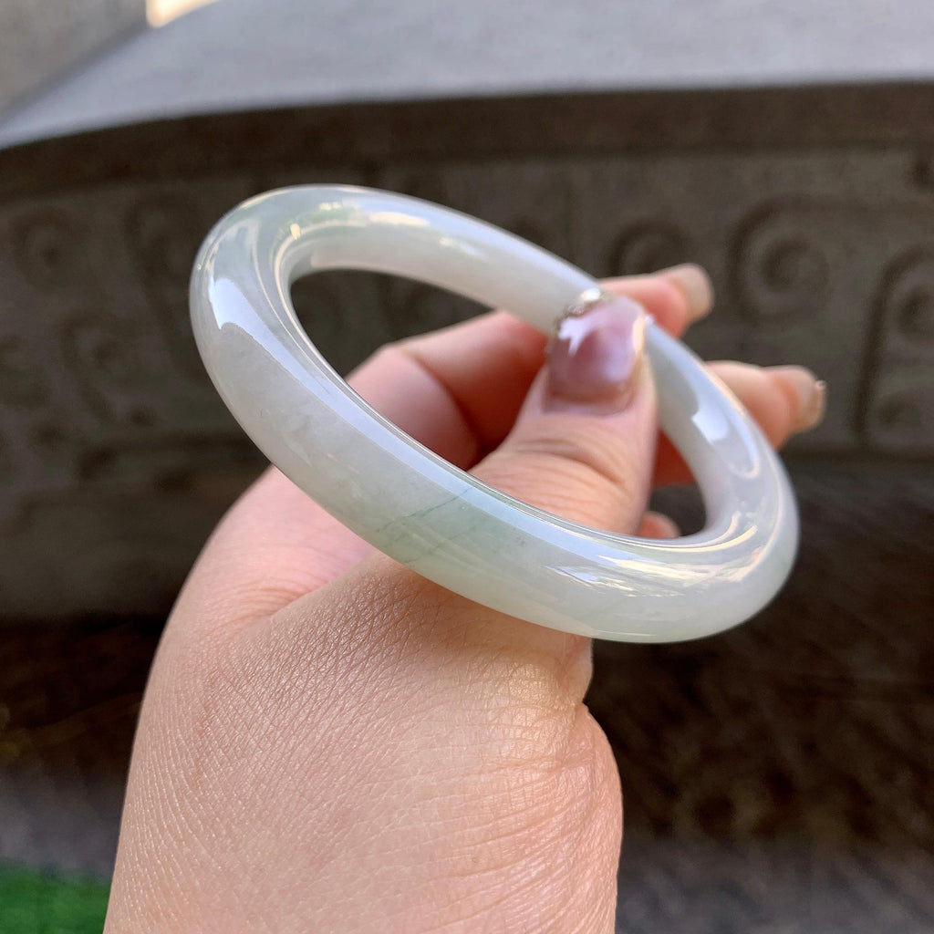 细糯种飘花圆条手镯（54.4mm）（yc291720）