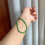 糯种满绿小米珠珠串手链（yc247645）