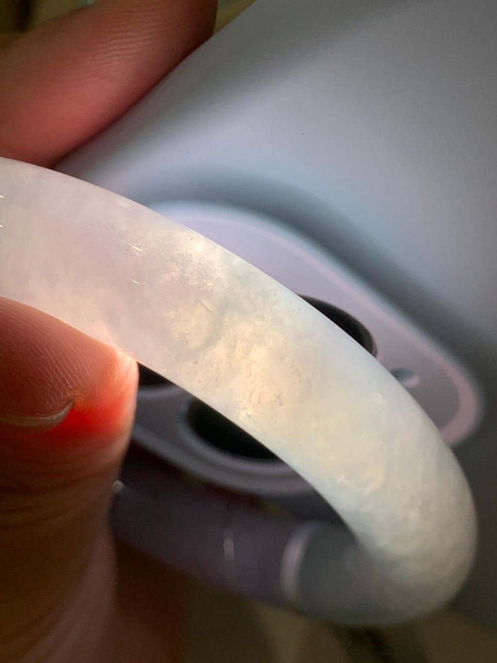 细糯种春彩圆条手镯（56.4mm）（yc202343）