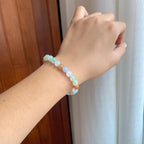 糯冰多宝翡翠珠串手串（yc257270）