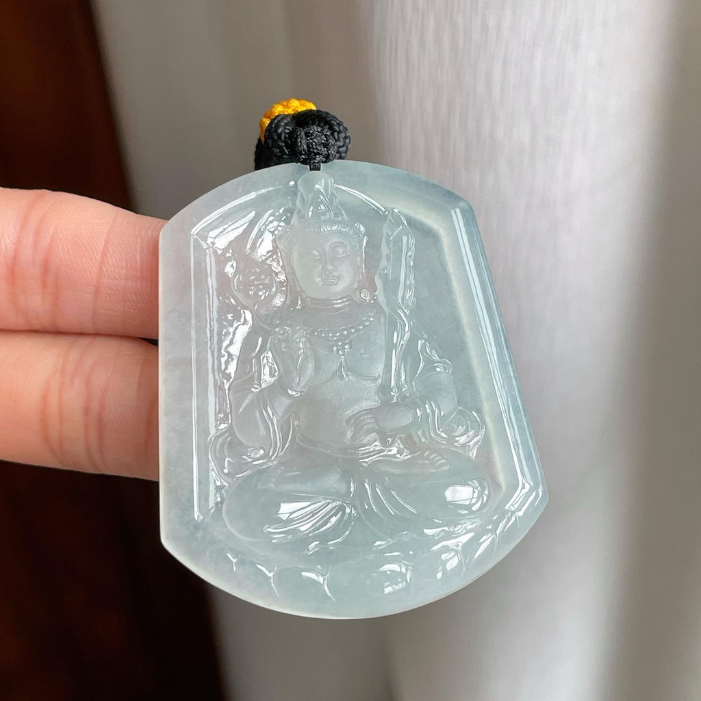 糯冰无色翡翠虚空藏（yc303061）