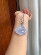 18k金扣冰种紫罗兰翡翠佛公（yc201926）