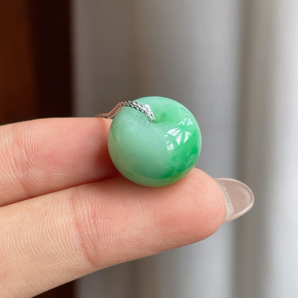 糯冰带色翡翠路路通（yc240432）