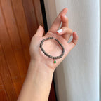 18k金镶翡翠葫芦手串（yc251052）