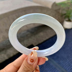 细糯种带底色圆条手镯（52.8mm）（yc248094）