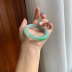 糯冰带色乌鸡特色镯（54mm）（yc277379）