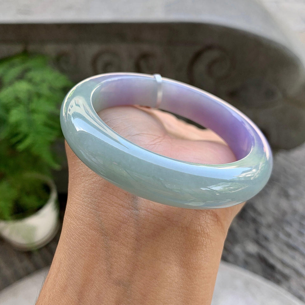 细糯种春彩平安镯（56.8mm）（yc199563）