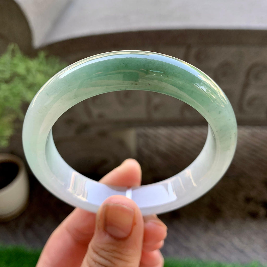 糯种半山水平安镯（57.3mm）（yc240759）