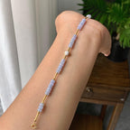 细糯种紫罗兰算盘珠手链（yc207250）