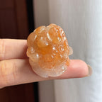 糯冰黄翡貔貅 天然缅甸A货翡翠（yc439412）