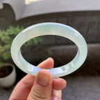 细糯种淡晴底洒金贵妃手镯（55.3mm）（yc243900）