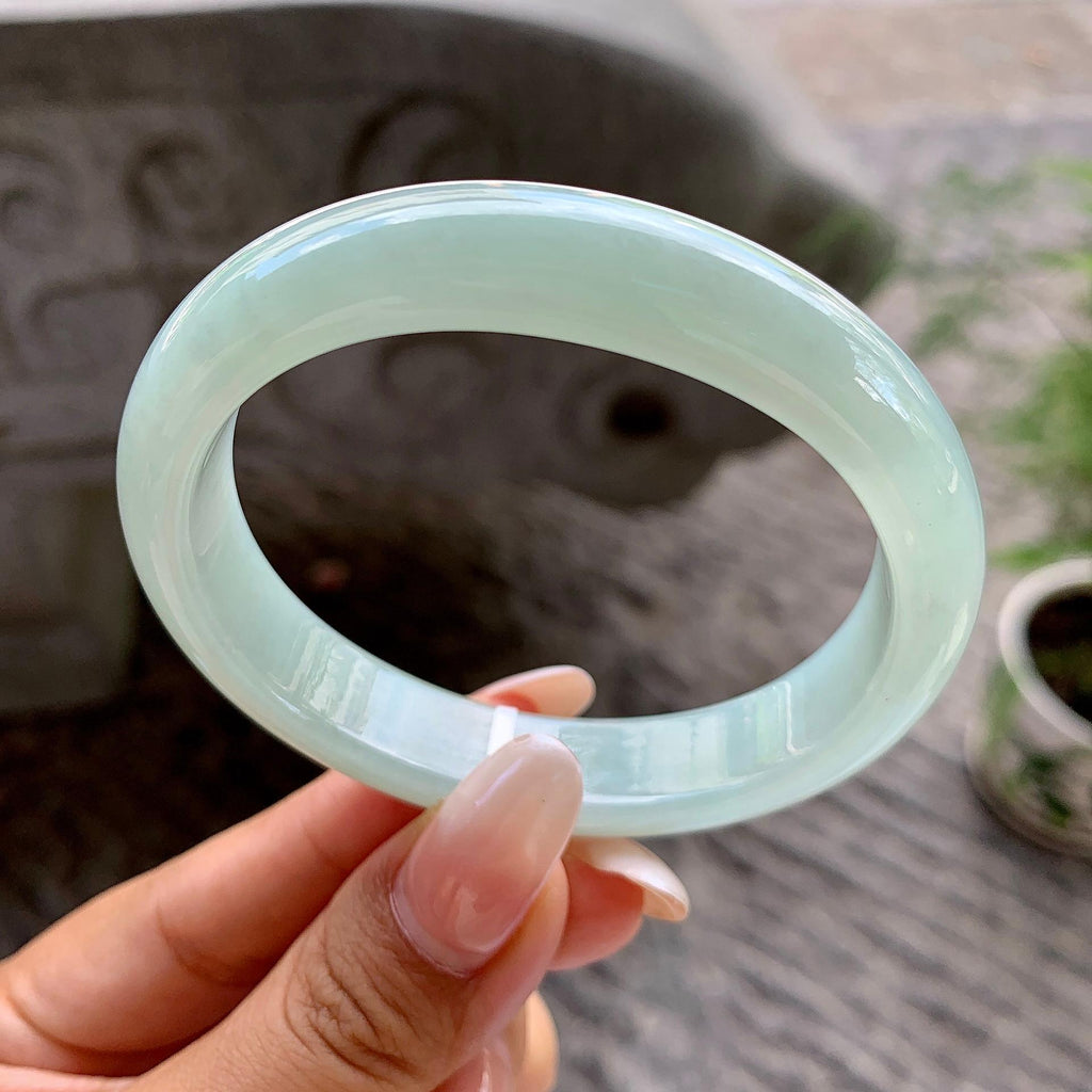 细糯种晴底贵妃手镯（56.5mm）（yc202391）