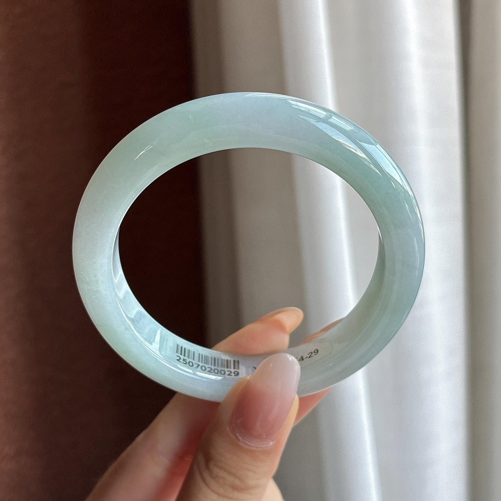 细糯冰晴底正圈平安镯 55圈（yc763388）