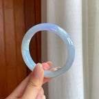 糯冰紫罗兰翡翠平安镯（57.5mm)（yc391853）