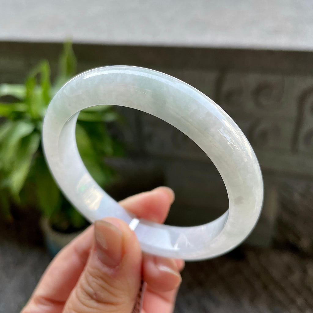 糯种无色平安镯（54mm）（yc310095）