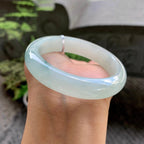 细糯种飘花贵妃手镯（55.2mm）（yc243904）