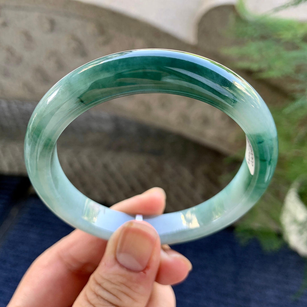 细糯种飘花平安镯（58mm）（yc249420）