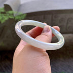 细糯种淡晴底圆条手镯（56.5mm）（yc213151）
