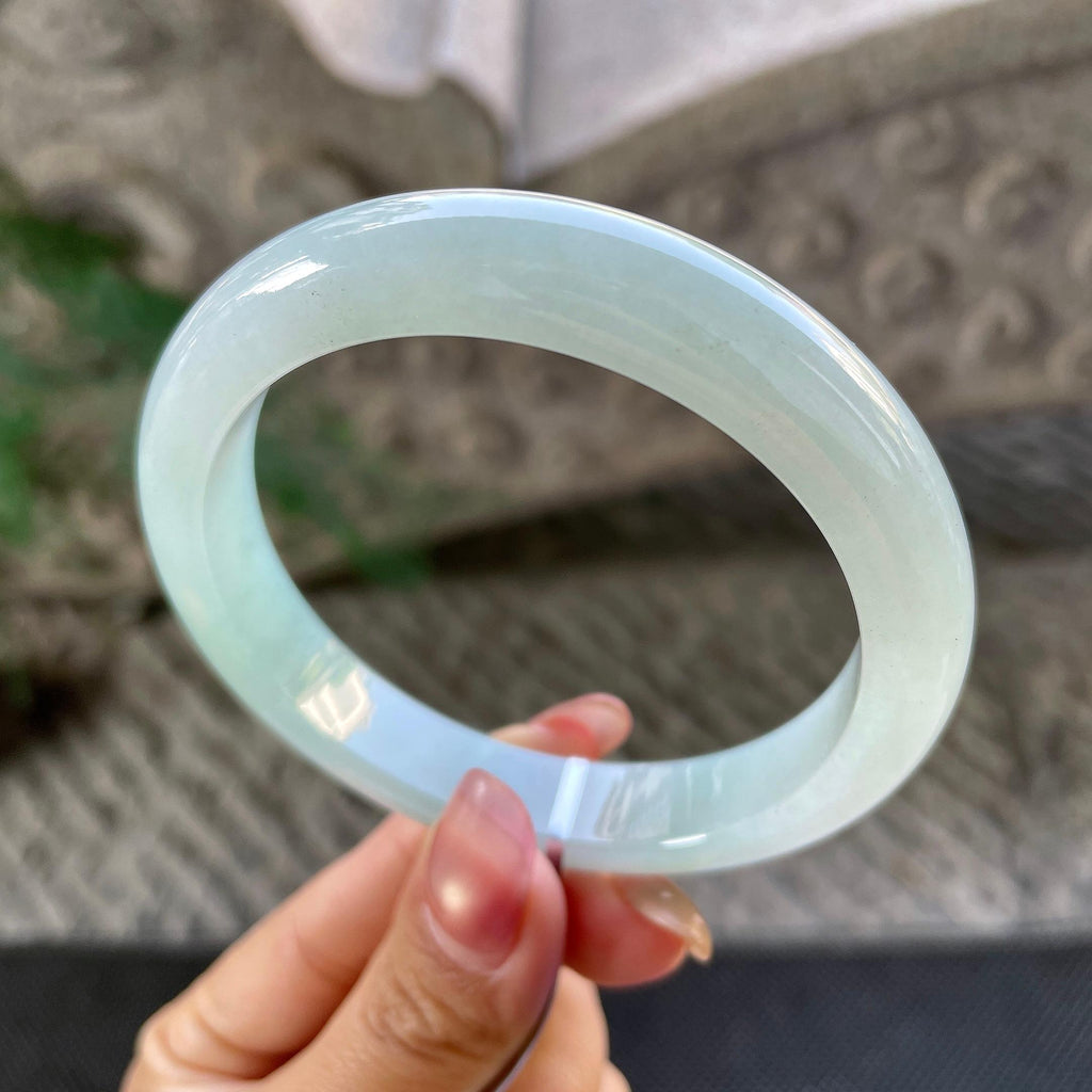 细糯种带底色平安镯（59.4mm）（yc305680）