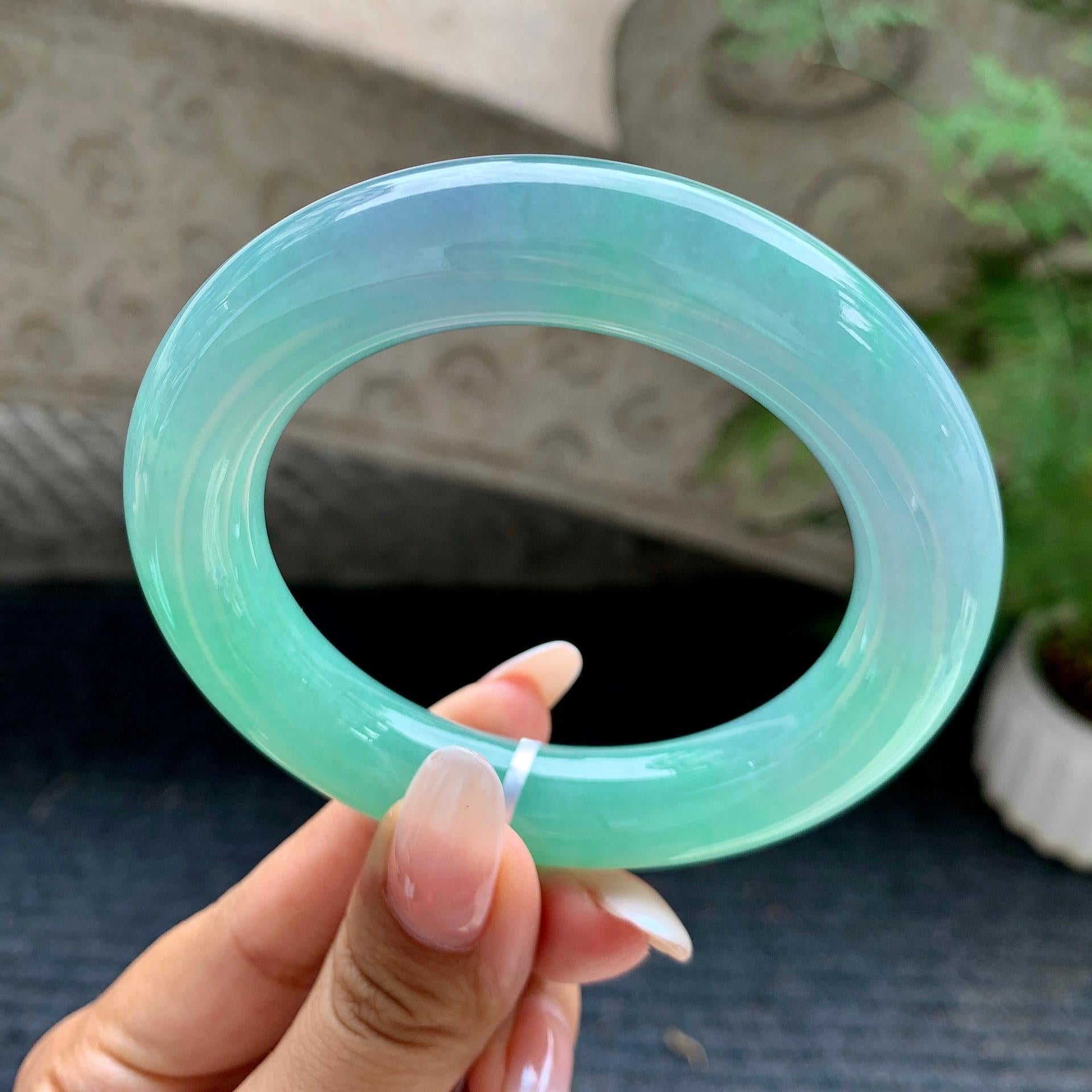 细糯种春彩圆条手镯（56.6mm）（yc196551）