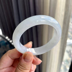 细糯种无色平安镯（55.6mm）（yc225075）