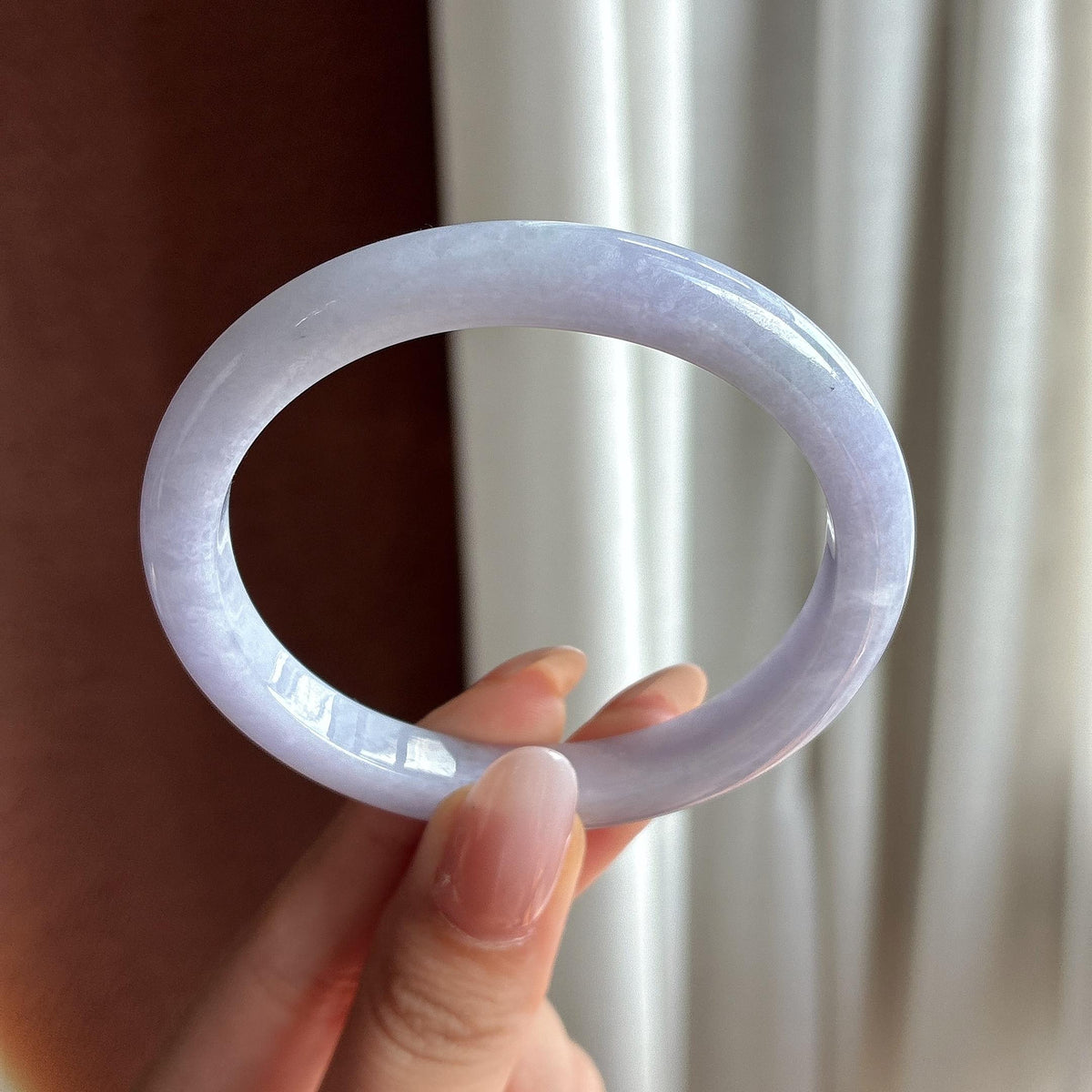 特推 细糯冰紫罗兰贵妃镯 55圈（yc739129）