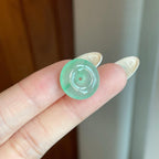 冰种飘花翡翠平安扣（yc265158）