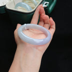 糯冰春底翡翠手镯（57mm）（yc017021）