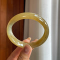 冰箱黄翡翡翠平安镯（57.6mm）（yc423972）