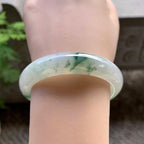 细糯种飘花平安镯（54mm）（yc202363）
