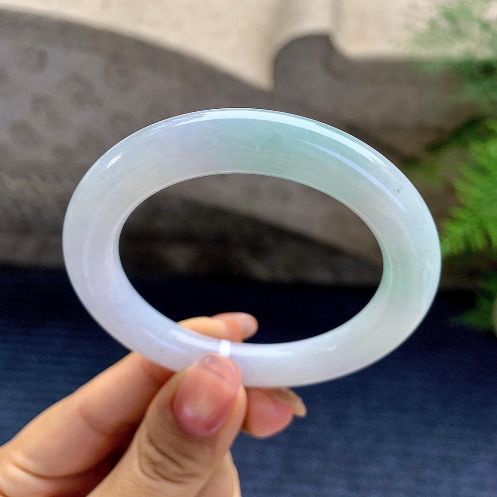 细糯种晴底圆条手镯（50.8mm）（yc280853）