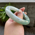糯种油青圆条手镯（54.6mm）（yc310101）