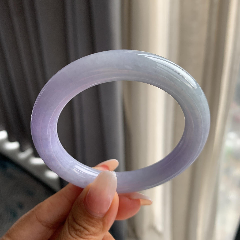 糯种紫罗兰圆条手镯（55.3mm）（yc196485）