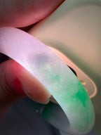 糯冰种春彩平安镯（58mm）（yc253789）