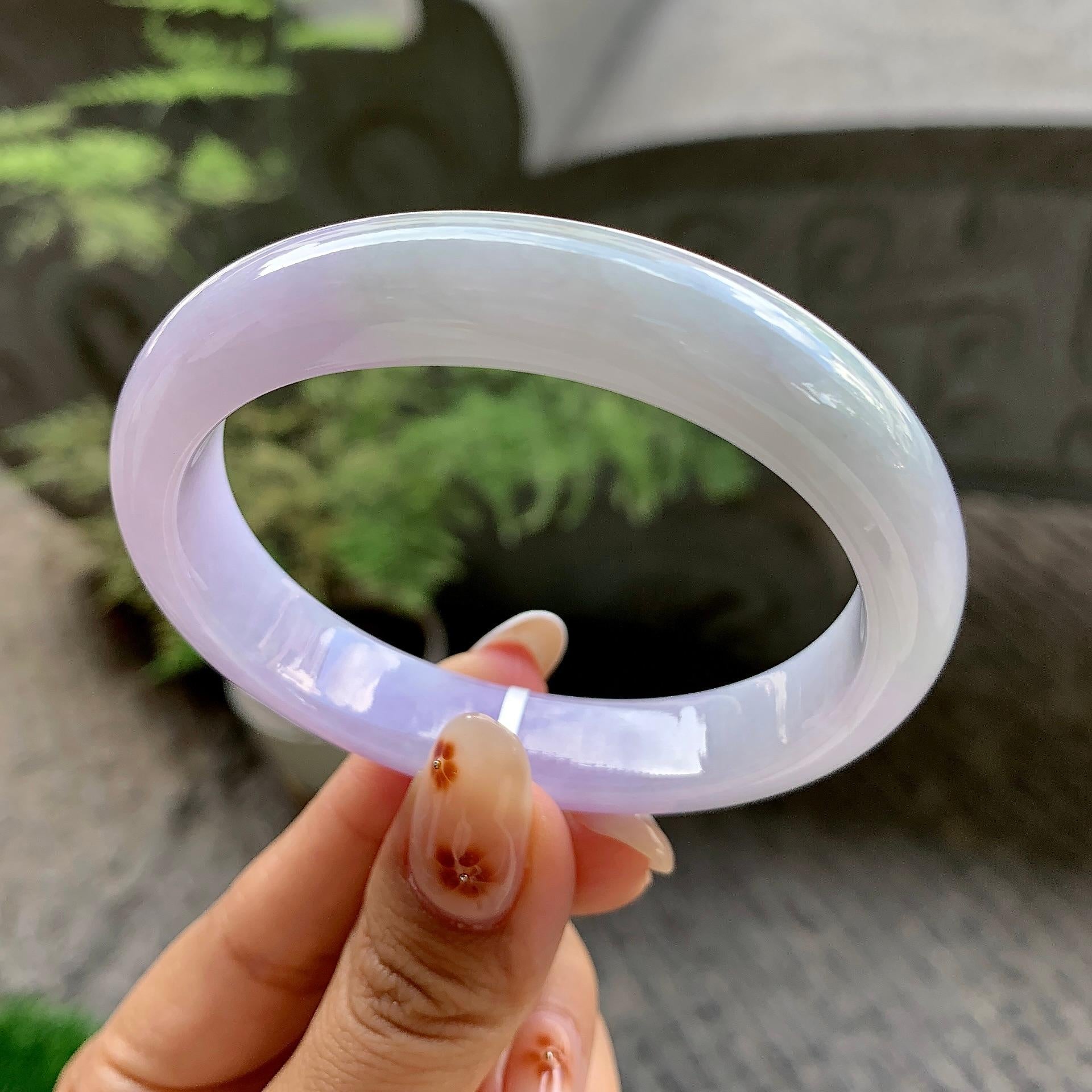 细糯种紫罗兰贵妃手镯（56.2mm）（yc243897）