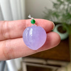 细糯种紫罗兰寿桃吊坠（yc248214）