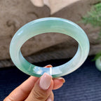 细糯种飘花平安镯（58.1mm）（yc226059）