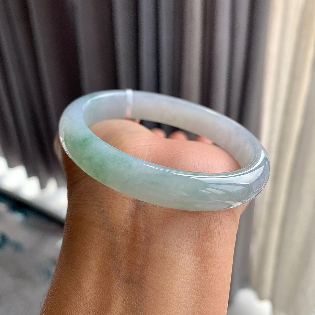 细糯种飘花贵妃手镯（55.6mm）（yc250413）