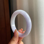 糯冰紫罗兰翡翠平安镯（58mm）（yc358337）
