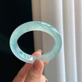 冰种带底色翡翠平安镯（51mm）（yc287963）